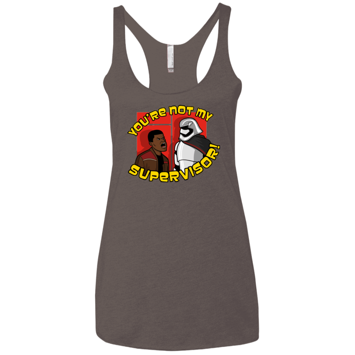 T-Shirts Macchiato / X-Small The Tunt Awakens Women's Triblend Racerback Tank