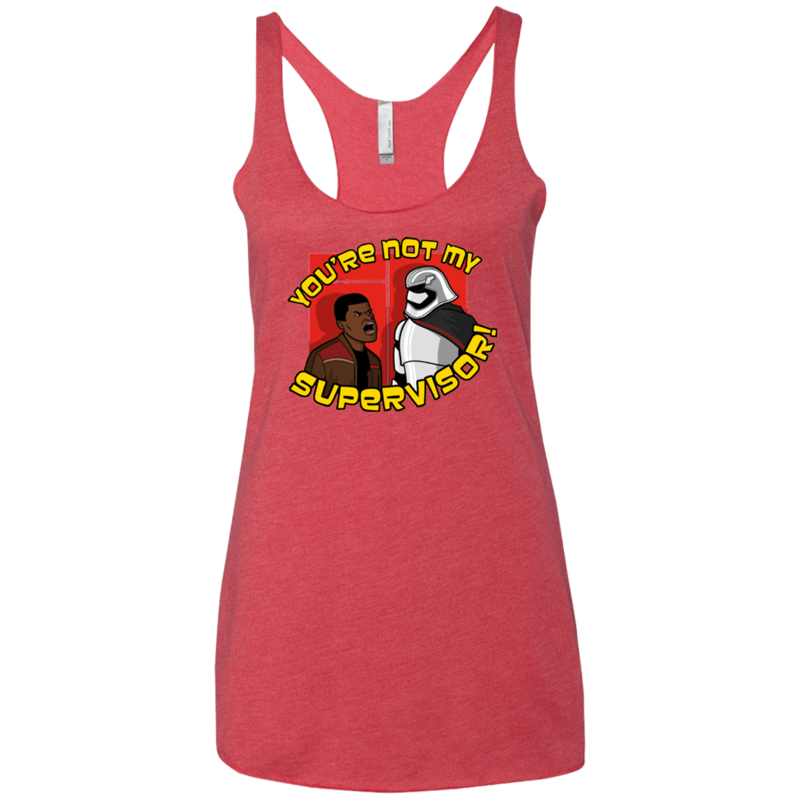 T-Shirts Vintage Red / X-Small The Tunt Awakens Women's Triblend Racerback Tank