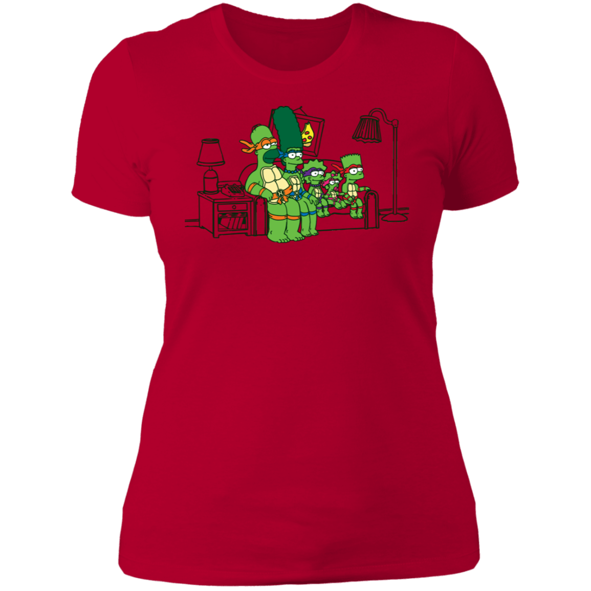 T-Shirts Red / S The Turtles Women's Premium T-Shirt