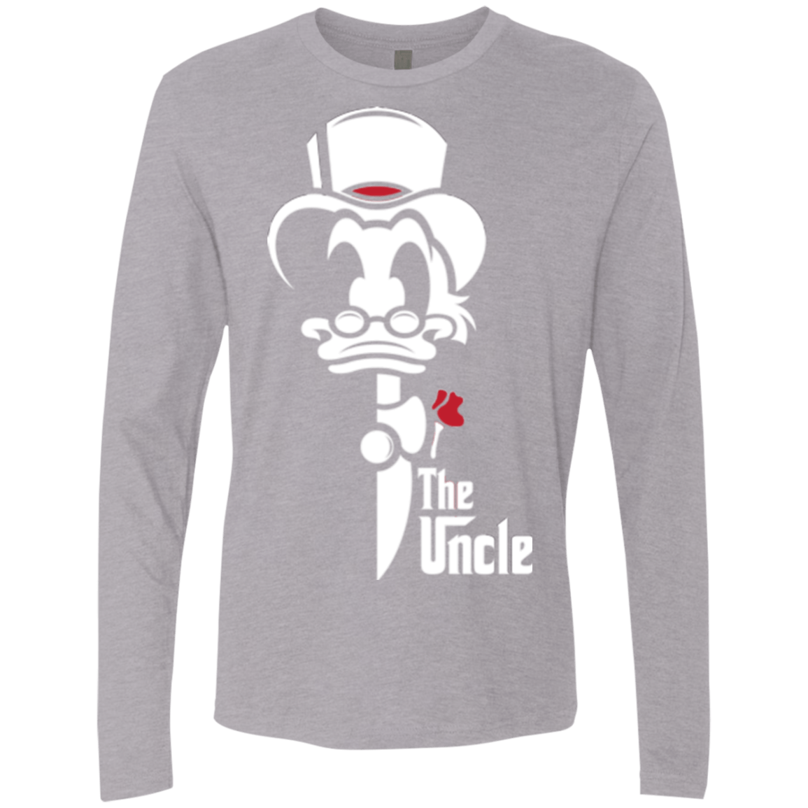 T-Shirts Heather Grey / Small The Uncle Men's Premium Long Sleeve