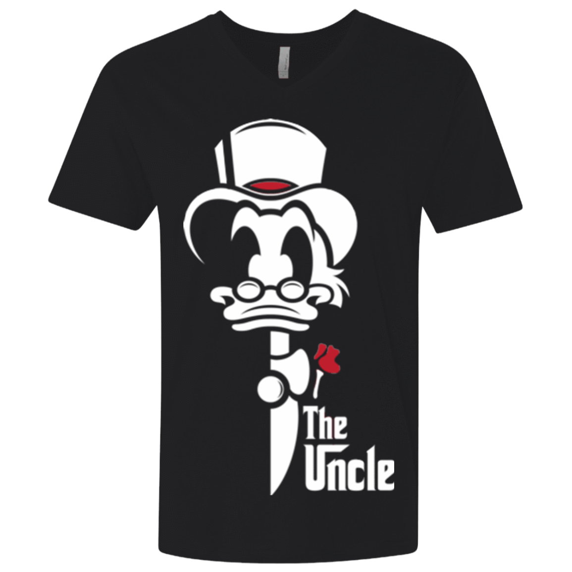 T-Shirts Black / X-Small The Uncle Men's Premium V-Neck
