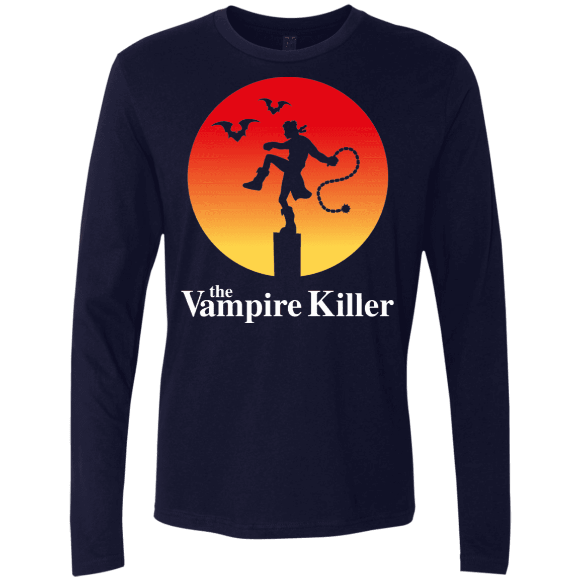 T-Shirts Midnight Navy / S The Vampire Killer Men's Premium Long Sleeve
