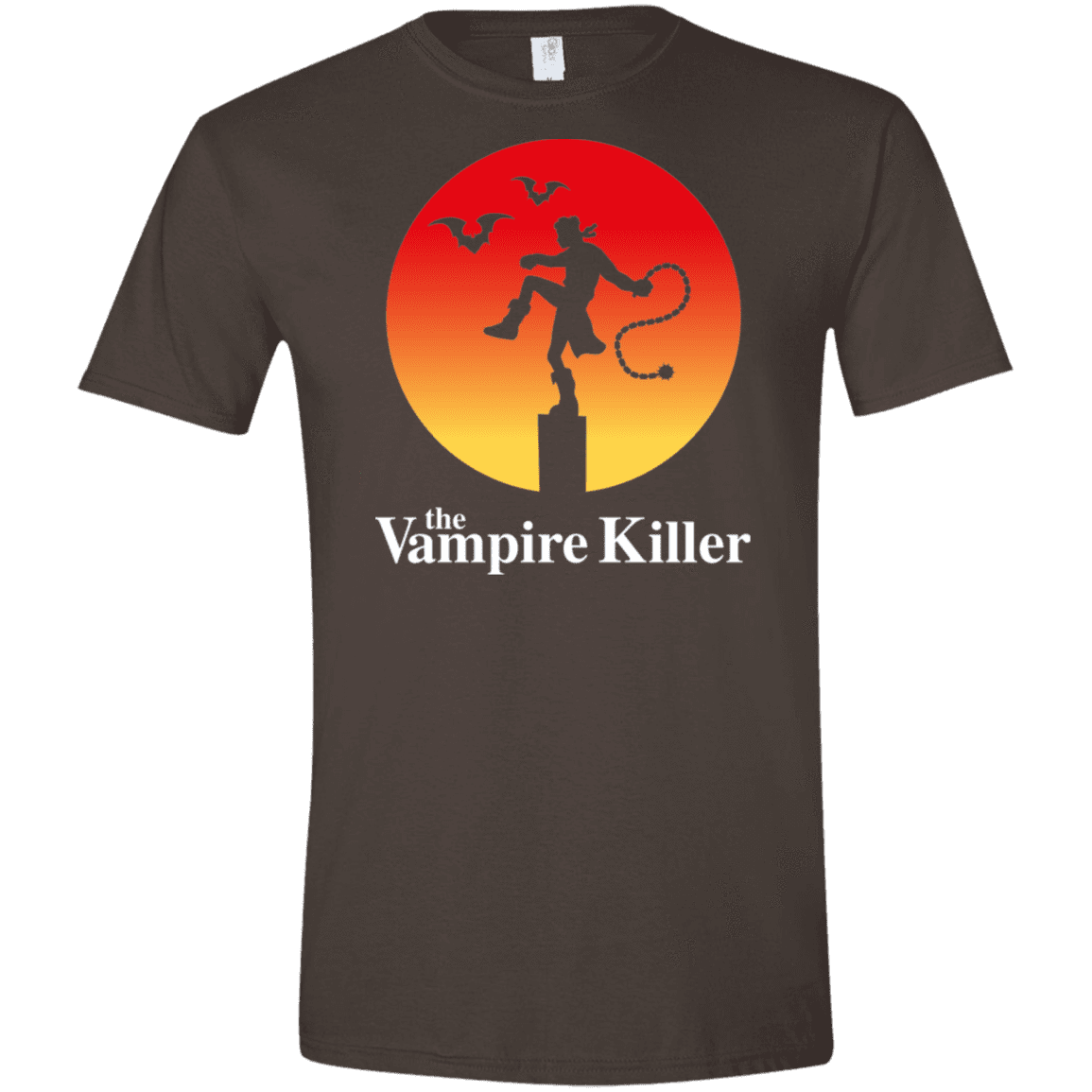 T-Shirts Dark Chocolate / S The Vampire Killer Men's Semi-Fitted Softstyle