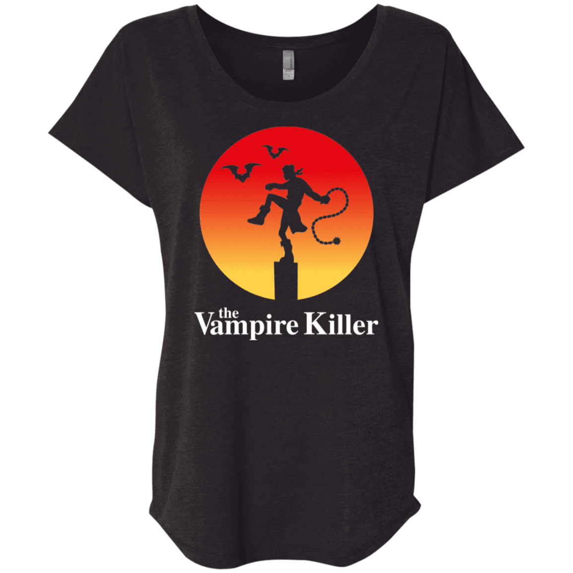 T-Shirts Vintage Black / X-Small The Vampire Killer Triblend Dolman Sleeve