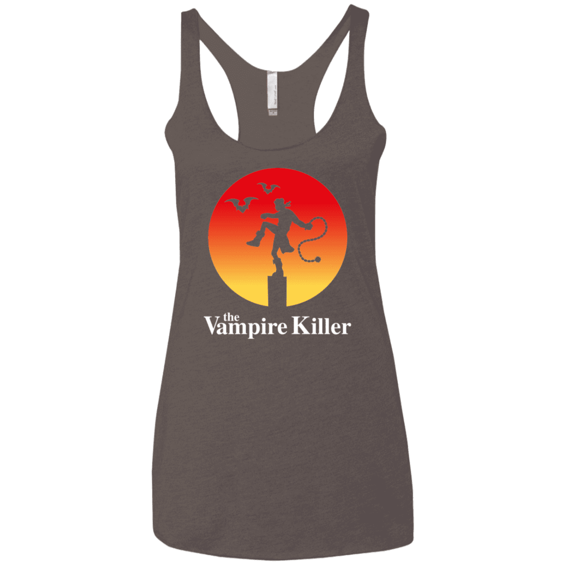 T-Shirts Macchiato / X-Small The Vampire Killer Women's Triblend Racerback Tank