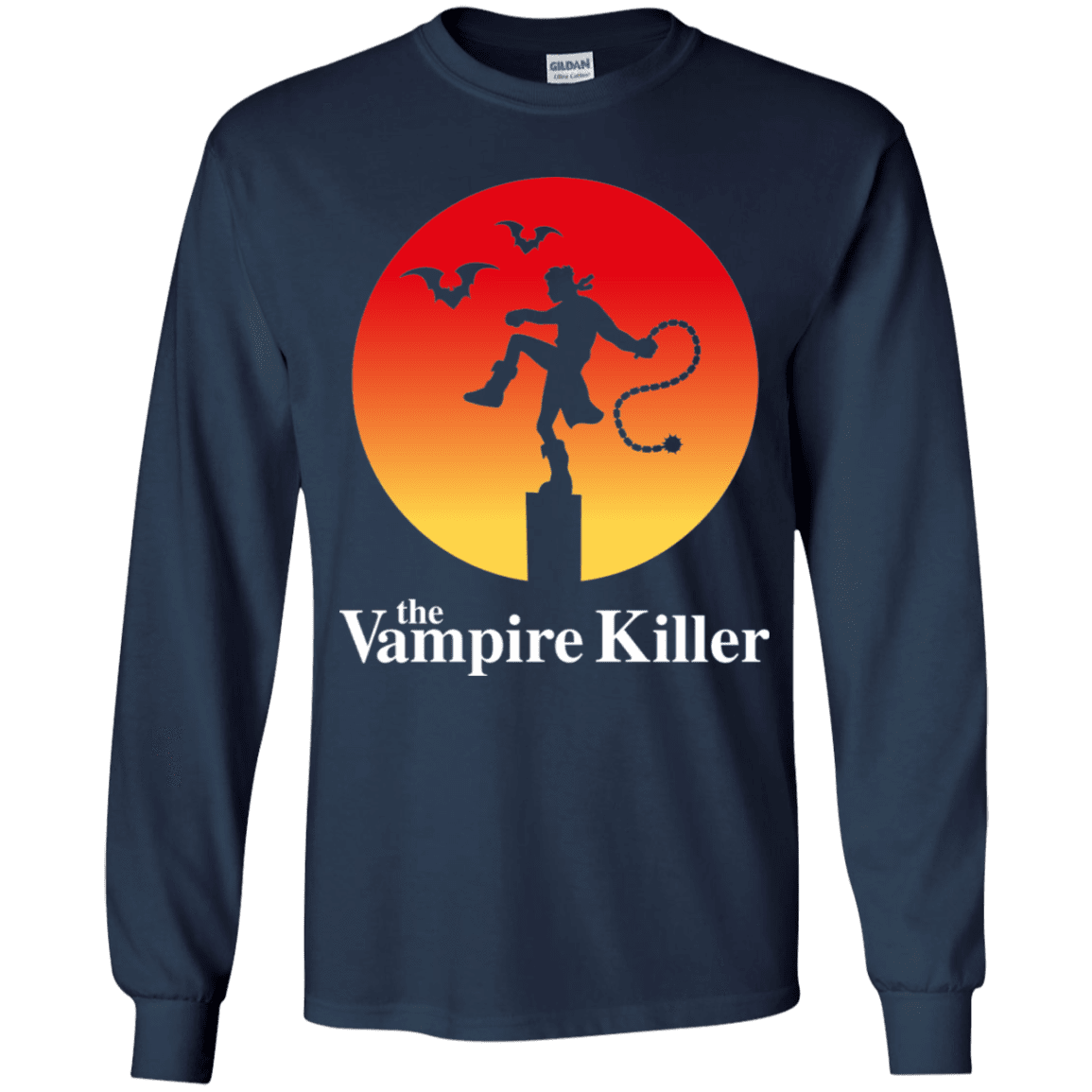 T-Shirts Navy / YS The Vampire Killer Youth Long Sleeve T-Shirt