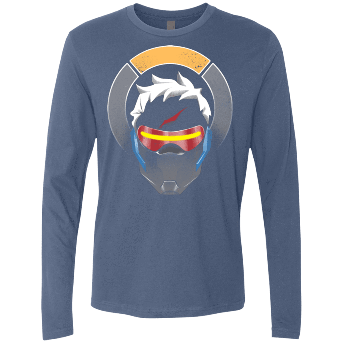 T-Shirts Indigo / Small The Vigilante Men's Premium Long Sleeve