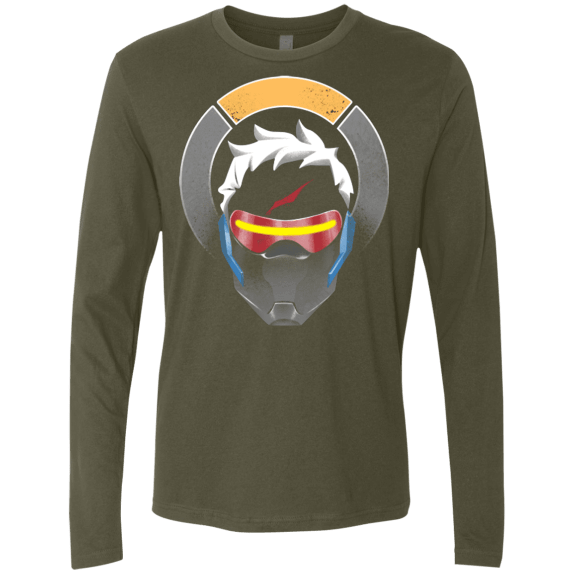 T-Shirts Military Green / Small The Vigilante Men's Premium Long Sleeve