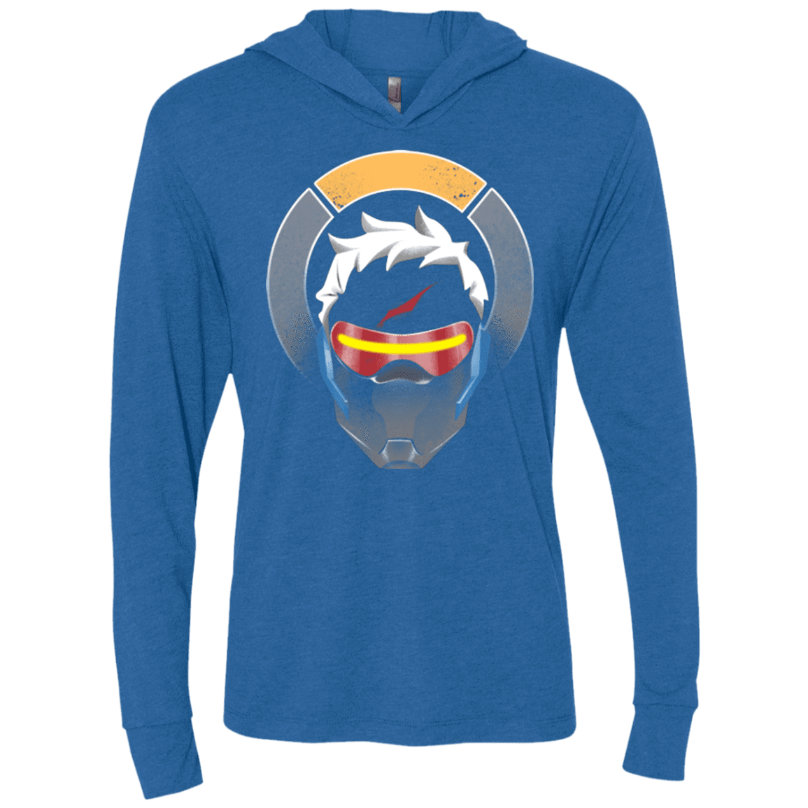 T-Shirts Vintage Royal / X-Small The Vigilante Triblend Long Sleeve Hoodie Tee