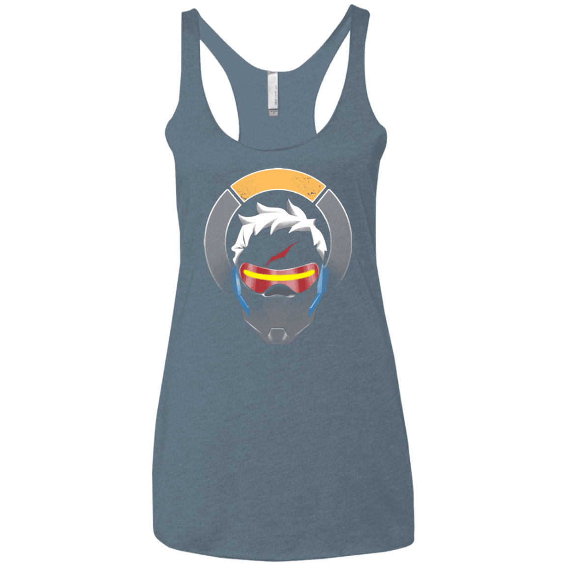 T-Shirts Indigo / X-Small The Vigilante Women's Triblend Racerback Tank