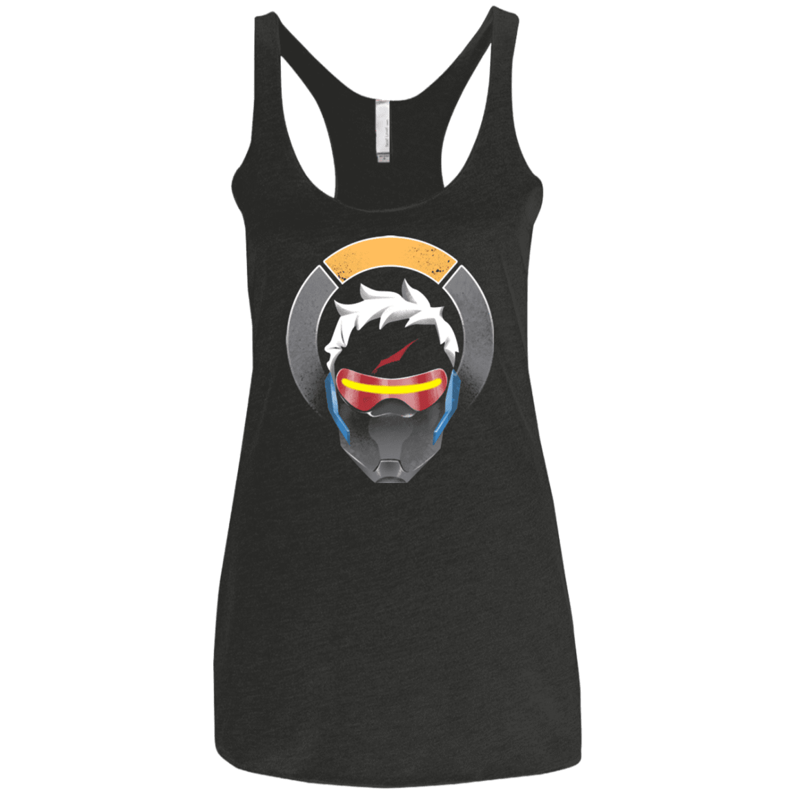 T-Shirts Vintage Black / X-Small The Vigilante Women's Triblend Racerback Tank
