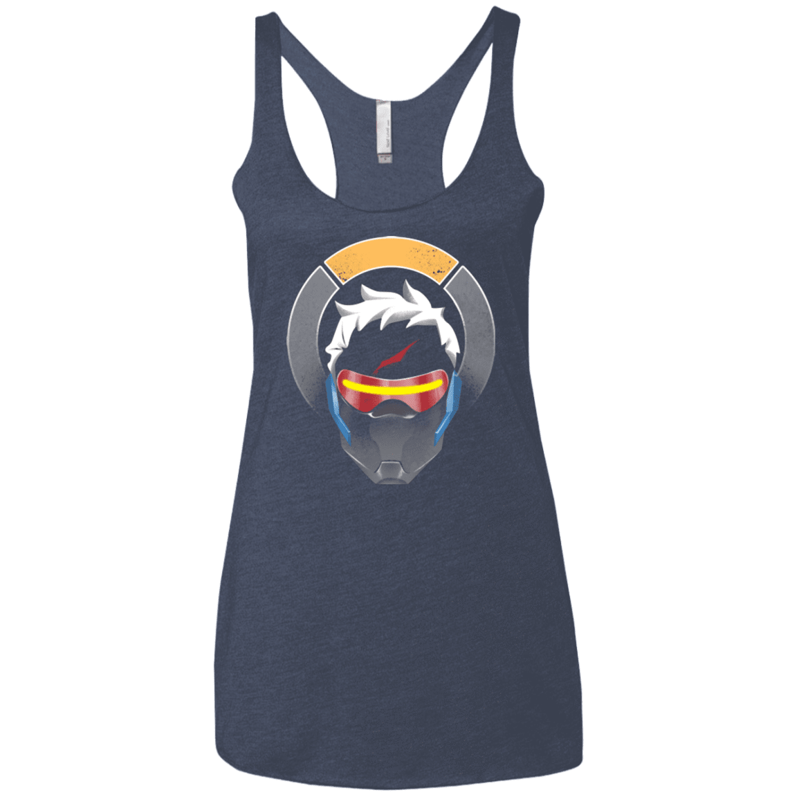 T-Shirts Vintage Navy / X-Small The Vigilante Women's Triblend Racerback Tank