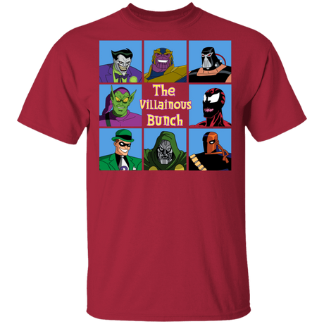 T-Shirts Cardinal / S The Villainous Bunch T-Shirt