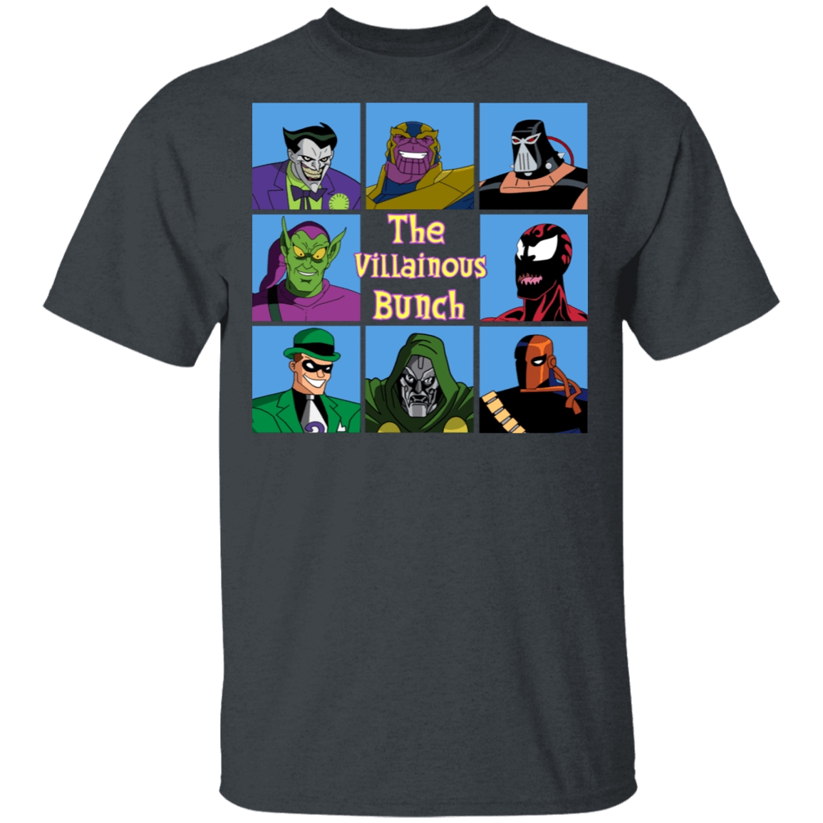 T-Shirts Dark Heather / S The Villainous Bunch T-Shirt