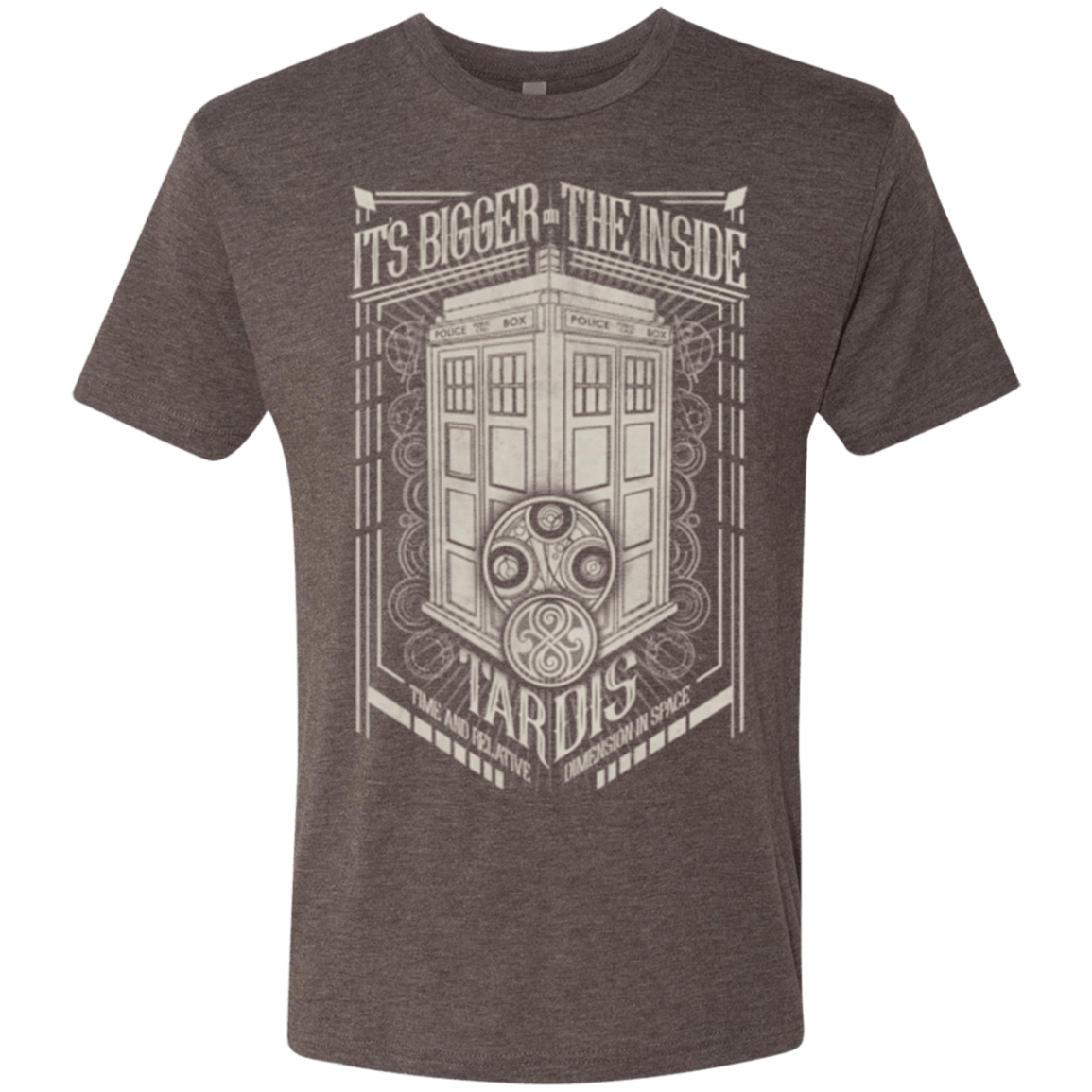 T-Shirts Macchiato / Small The Vintage Series - It's Bigger on The Inside Men's Triblend T-Shirt