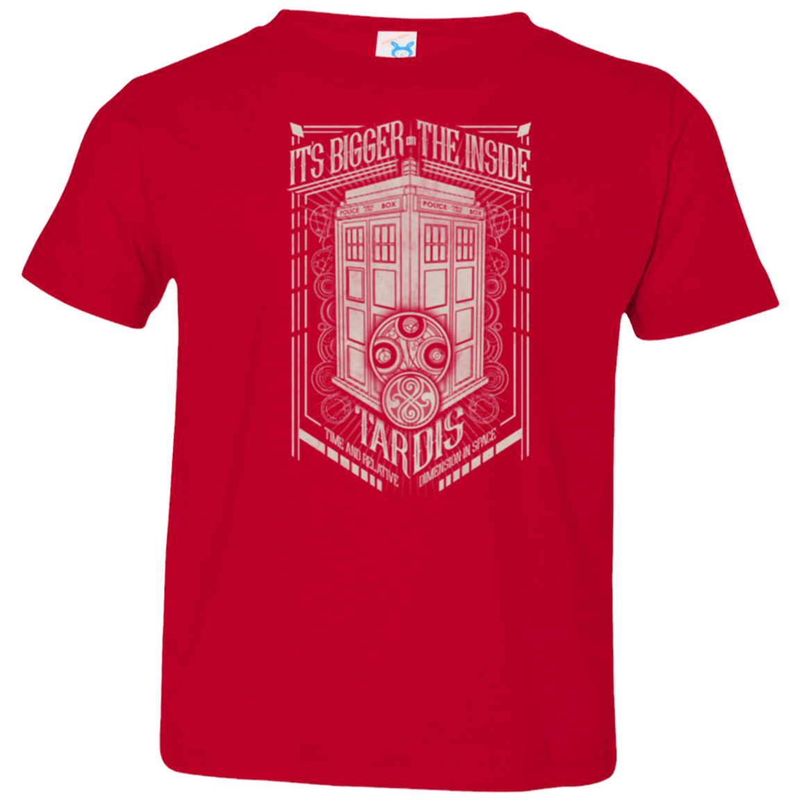 T-Shirts Red / 2T The Vintage Series - It's Bigger on The Inside Toddler Premium T-Shirt