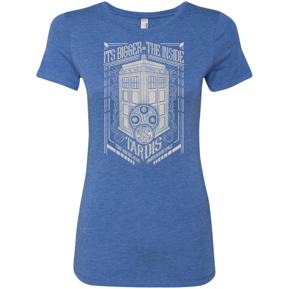 T-Shirts Vintage Royal / Small The Vintage Series - It's Bigger on The Inside Women's Triblend T-Shirt