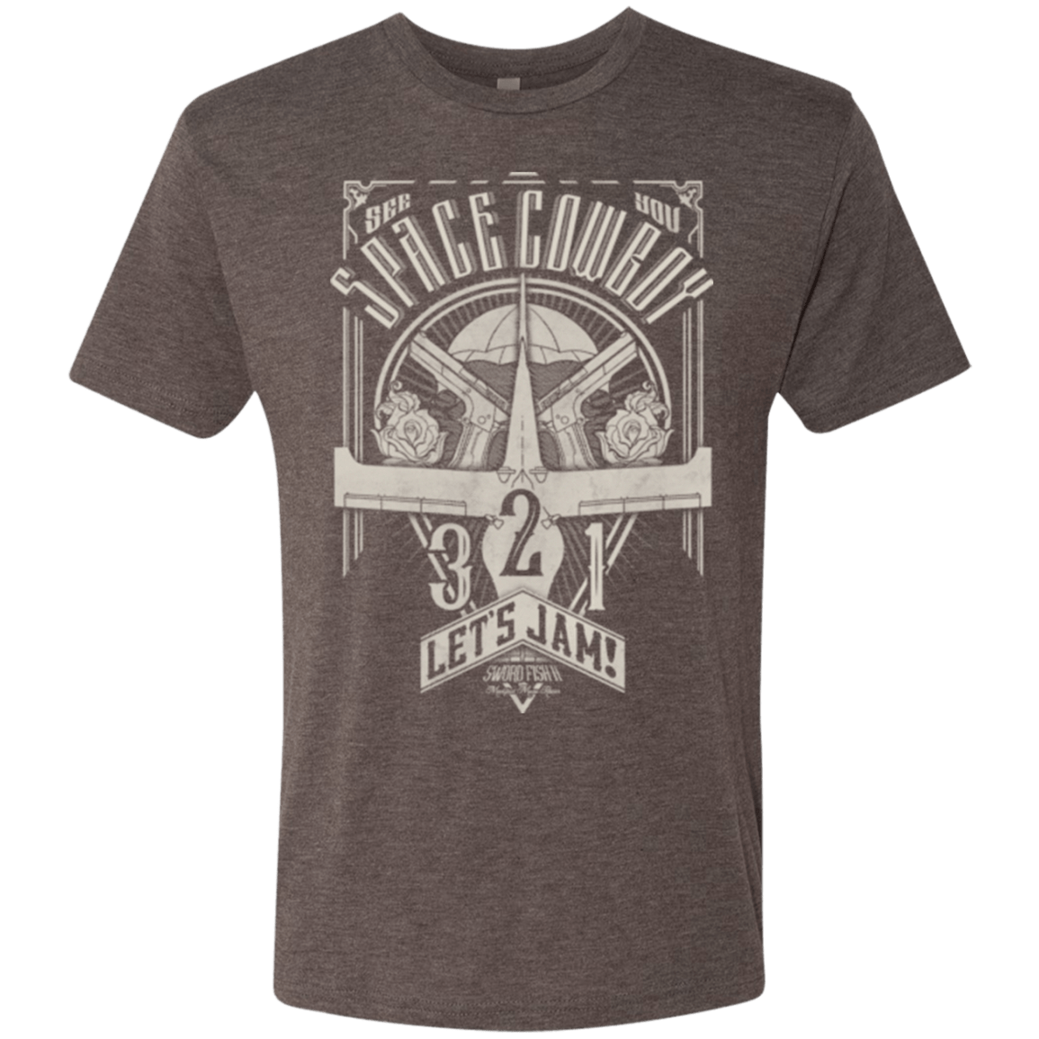 T-Shirts Macchiato / Small The Vintage Series - Space Cowboy Men's Triblend T-Shirt