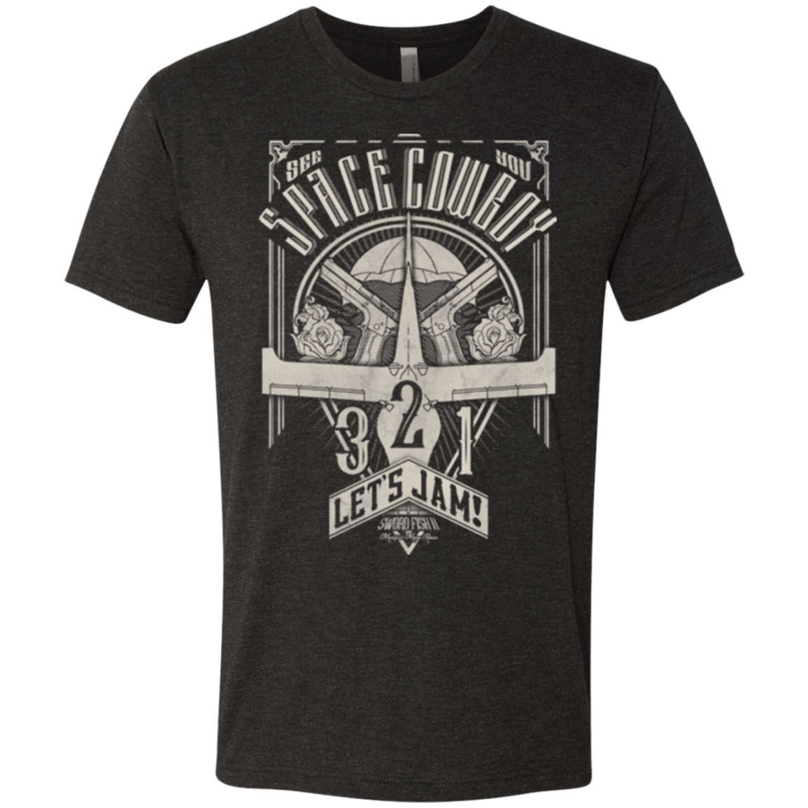 T-Shirts Vintage Black / Small The Vintage Series - Space Cowboy Men's Triblend T-Shirt