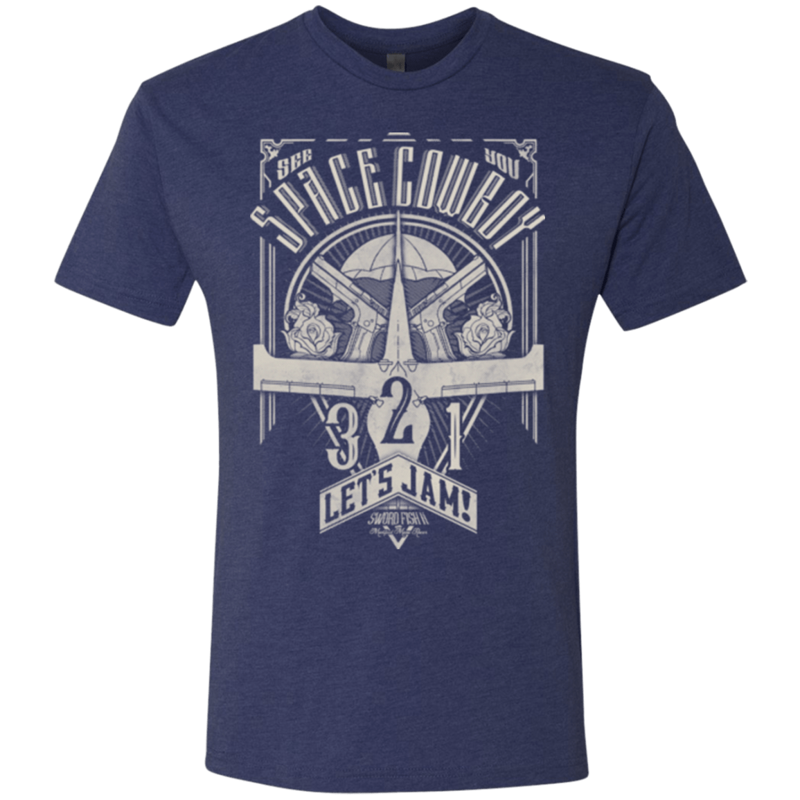 T-Shirts Vintage Navy / Small The Vintage Series - Space Cowboy Men's Triblend T-Shirt