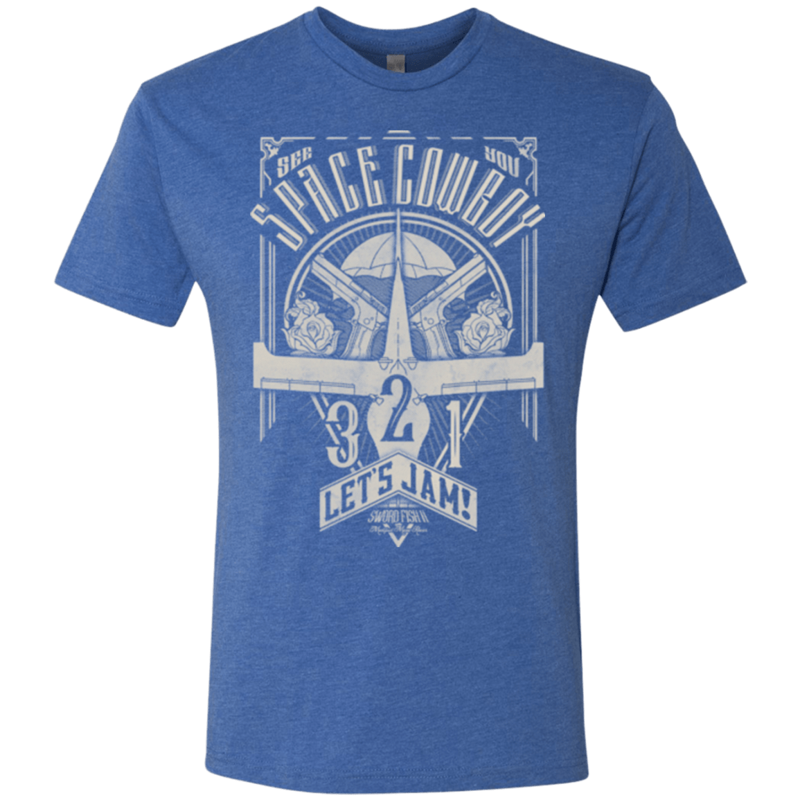 T-Shirts Vintage Royal / Small The Vintage Series - Space Cowboy Men's Triblend T-Shirt