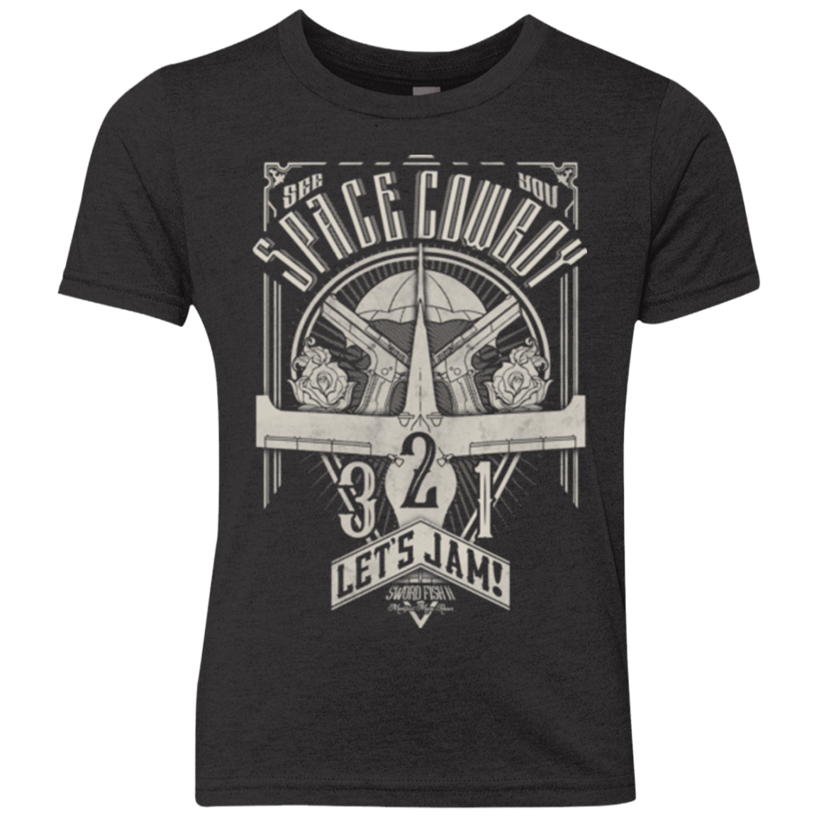 T-Shirts Vintage Black / YXS The Vintage Series - Space Cowboy Youth Triblend T-Shirt