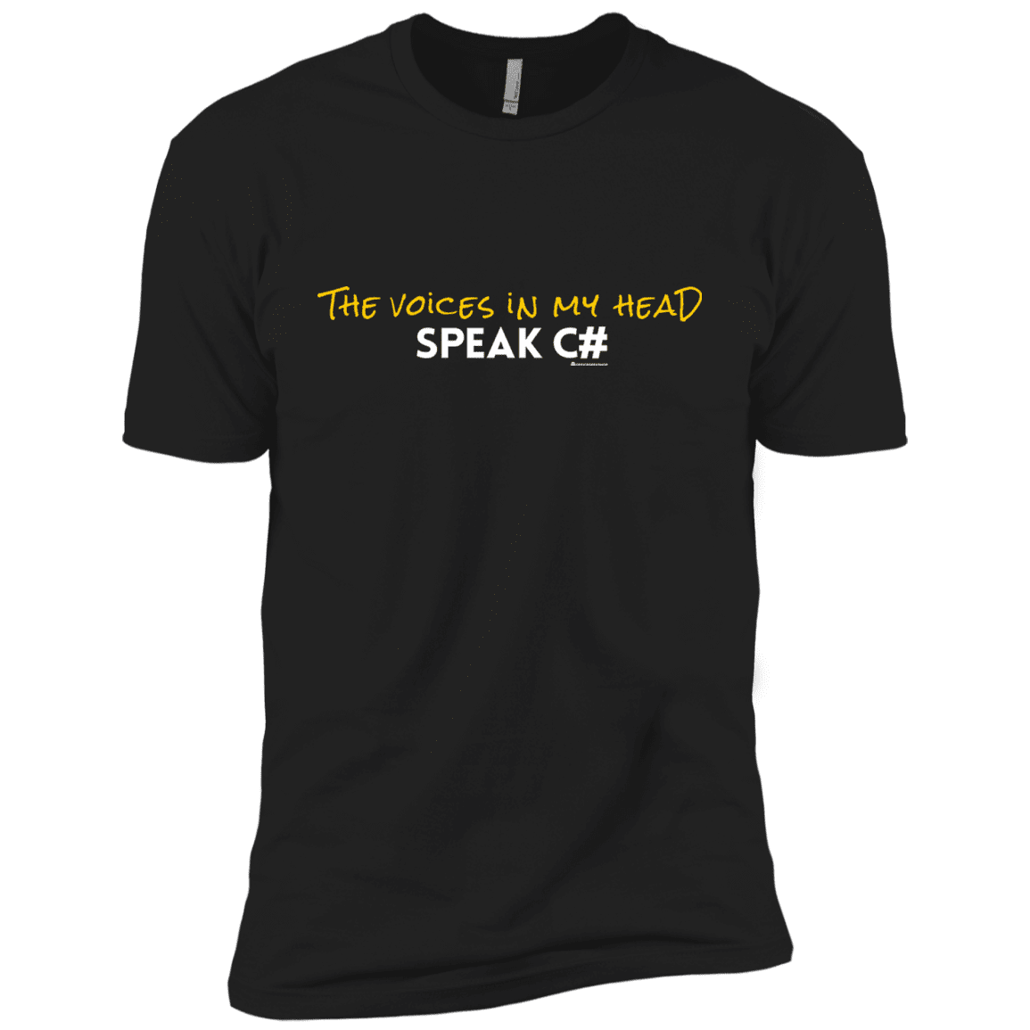 T-Shirts Black / YXS The Voices In My Head Speak C# Boys Premium T-Shirt