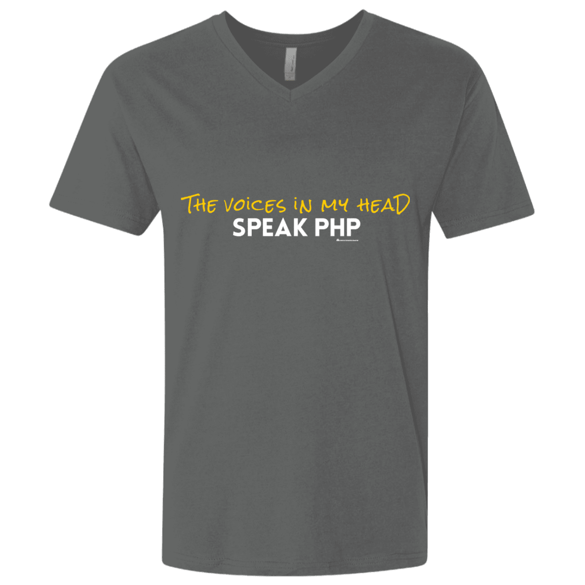 The Voices In My Head Speak PHP Men's Premium V-Neck
