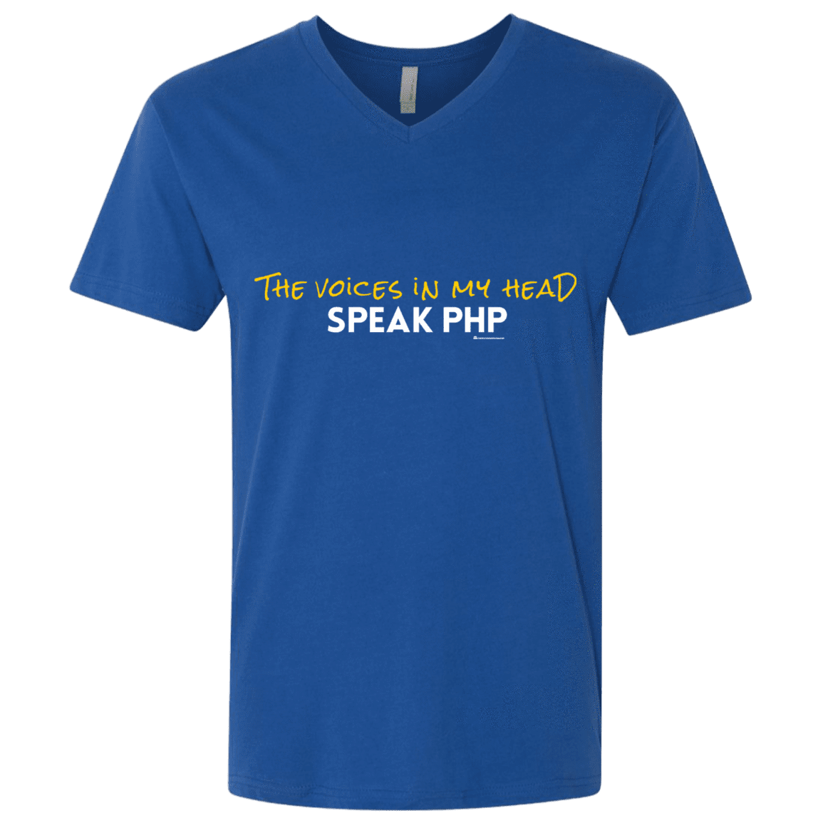 The Voices In My Head Speak PHP Men's Premium V-Neck