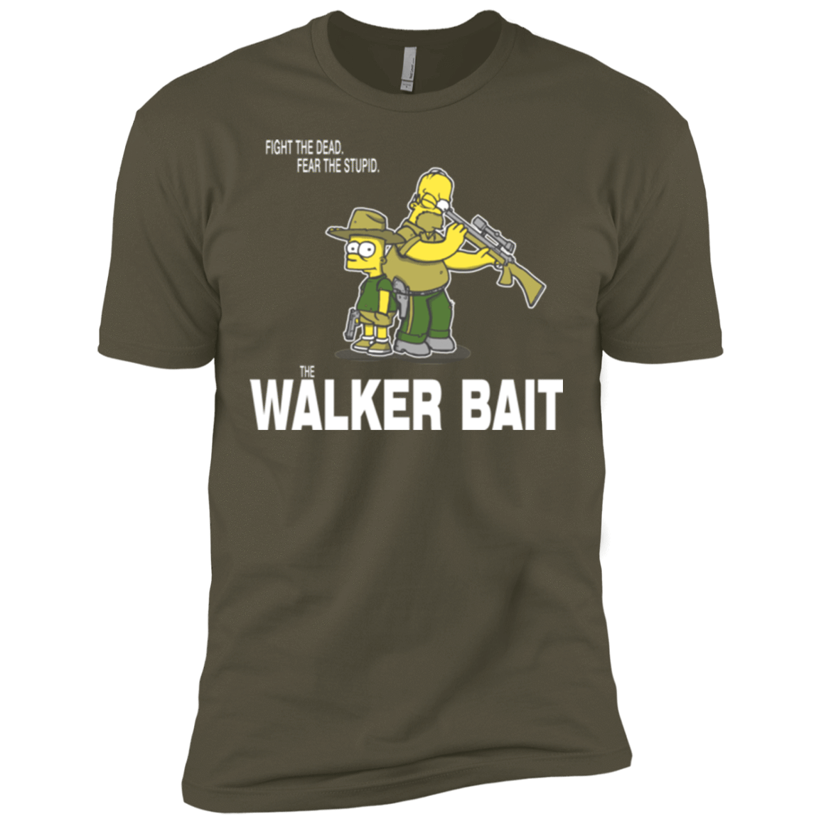T-Shirts Military Green / X-Small The Walker Bait Men's Premium T-Shirt