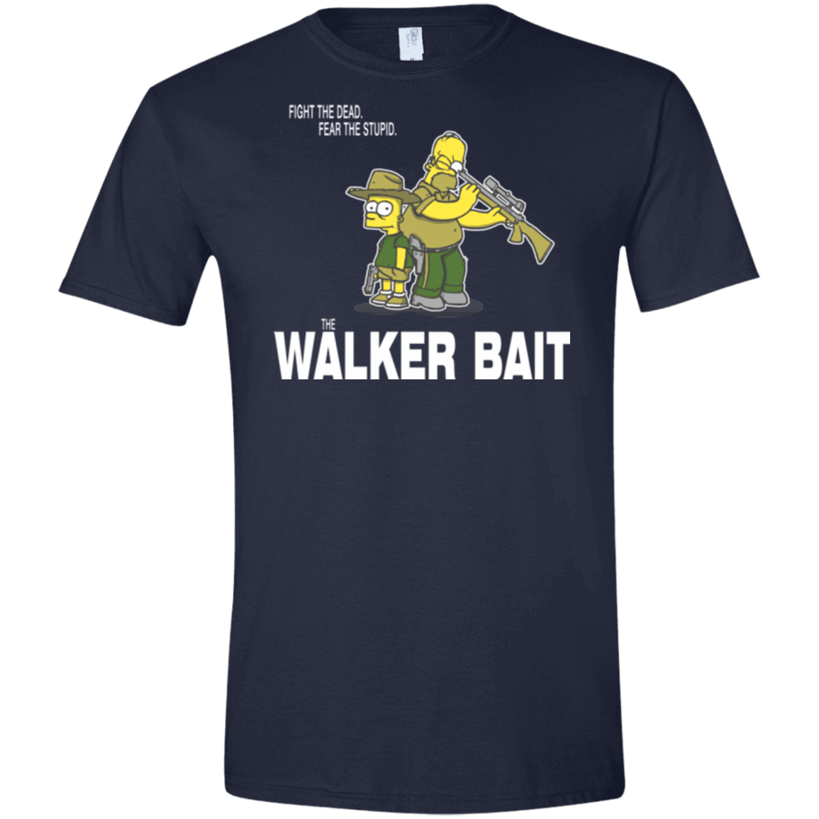 T-Shirts Navy / X-Small The Walker Bait Men's Semi-Fitted Softstyle