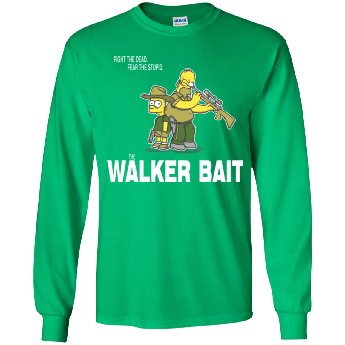 T-Shirts Irish Green / YS The Walker Bait Youth Long Sleeve T-Shirt
