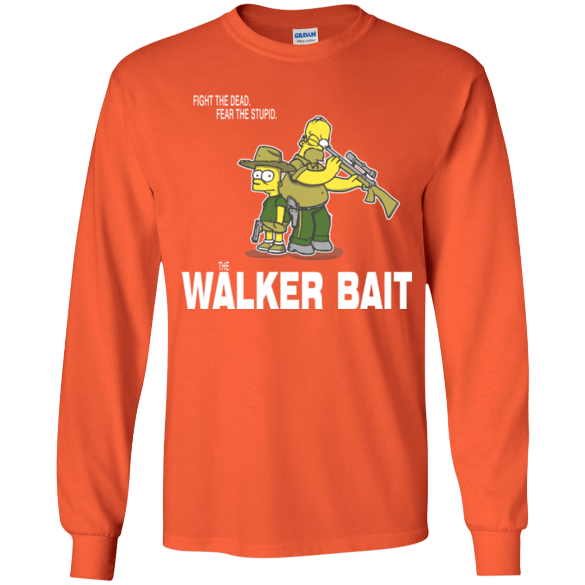 T-Shirts Orange / YS The Walker Bait Youth Long Sleeve T-Shirt