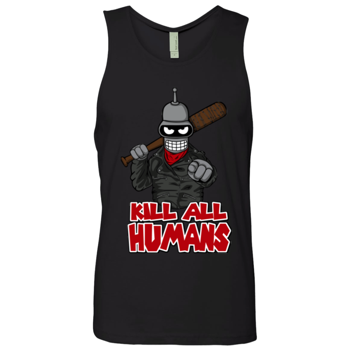 T-Shirts Black / Small The Walking Bot Men's Premium Tank Top