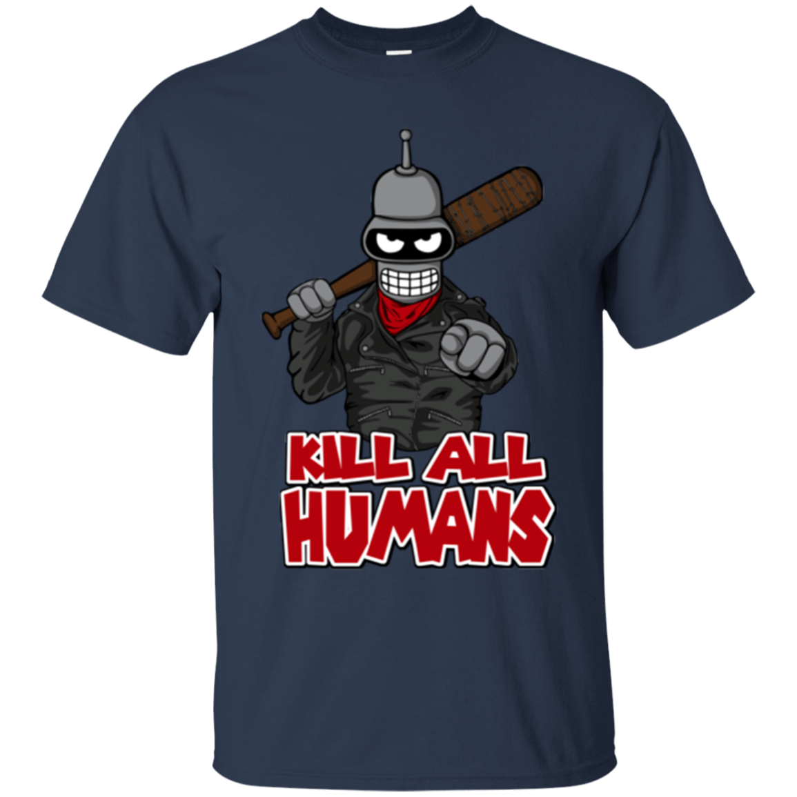 T-Shirts Navy / Small The Walking Bot T-Shirt