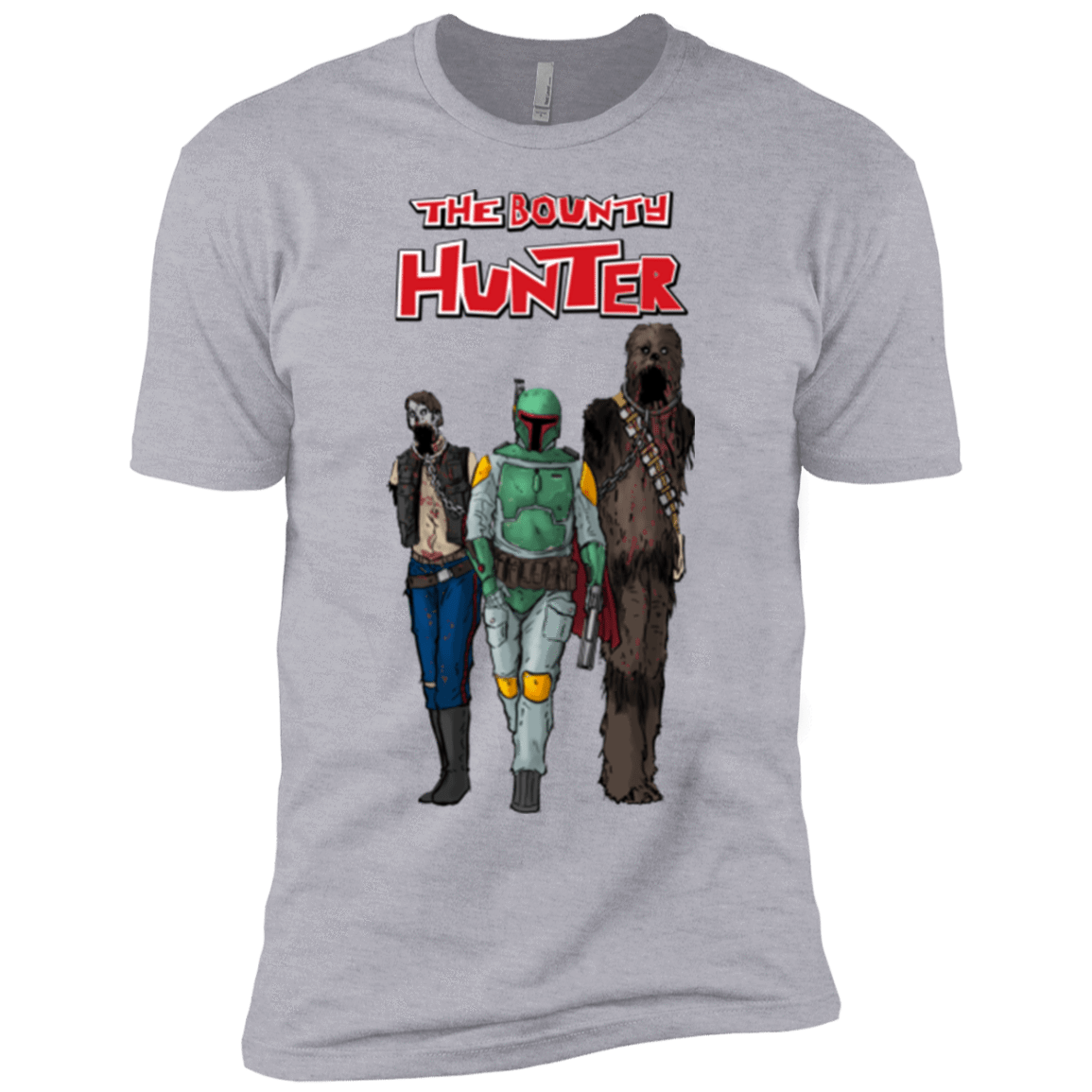 T-Shirts Heather Grey / YXS The Walking Bounty Hunter Boys Premium T-Shirt
