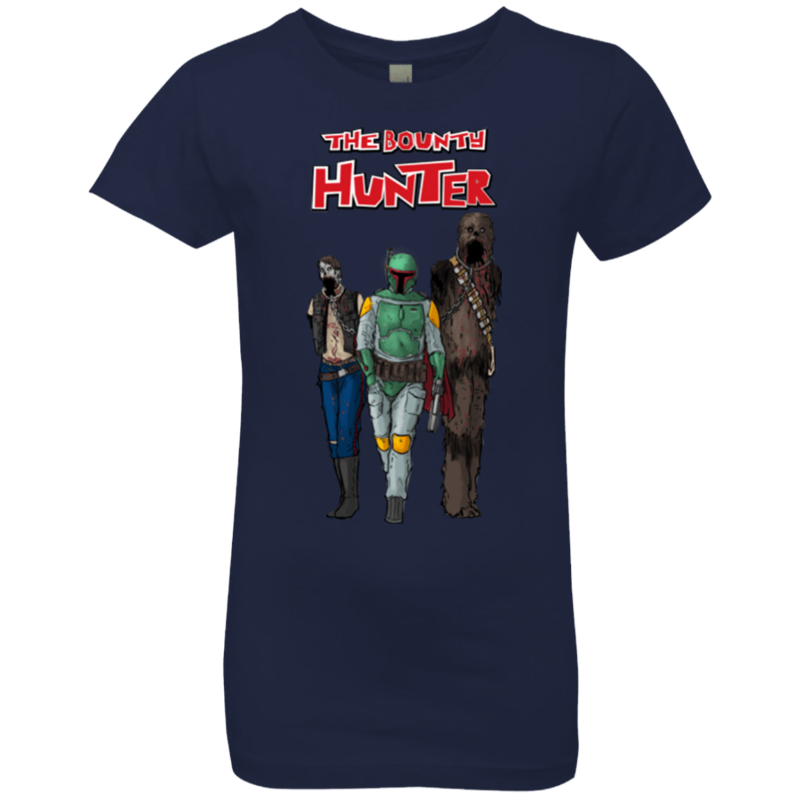 T-Shirts Midnight Navy / YXS The Walking Bounty Hunter Girls Premium T-Shirt