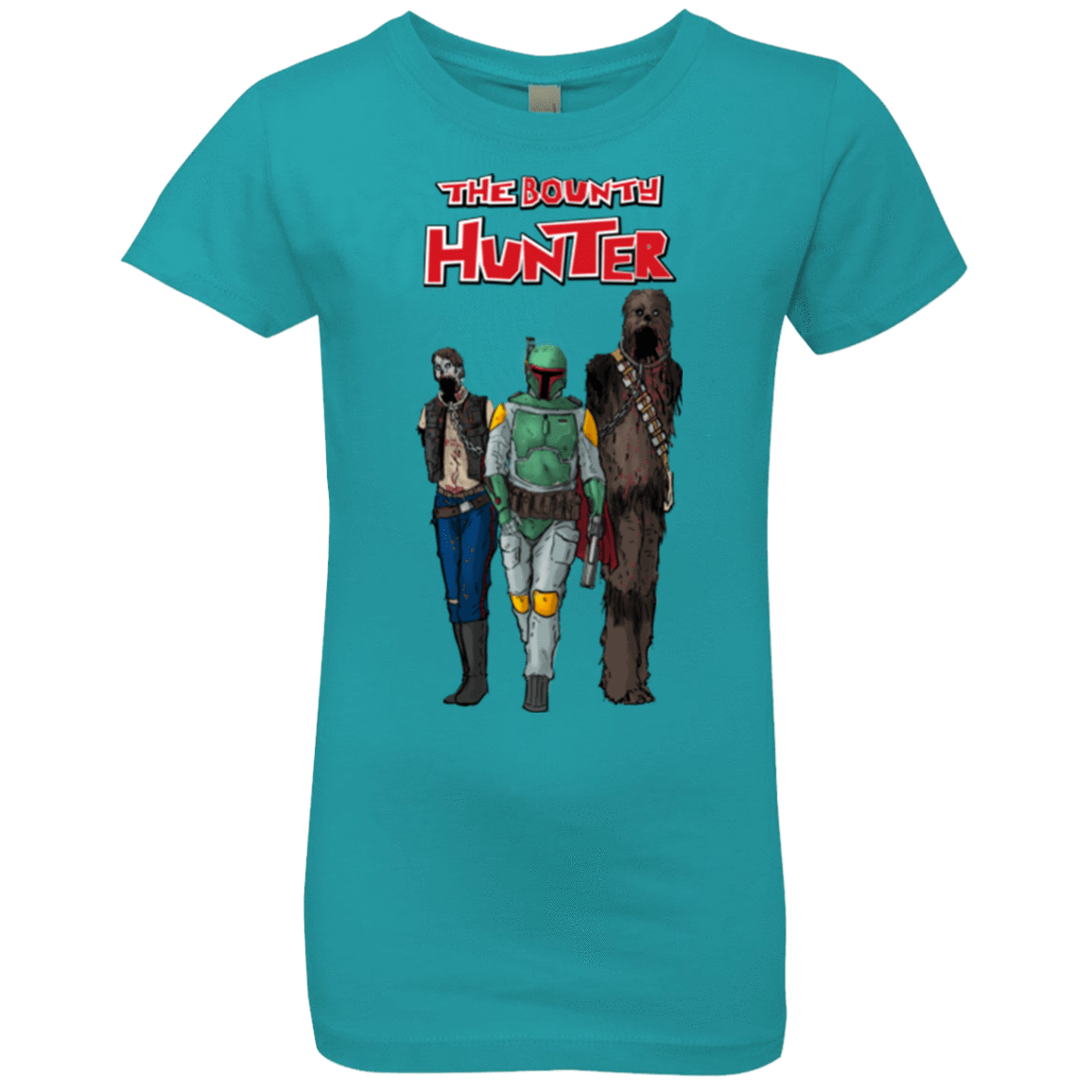T-Shirts Tahiti Blue / YXS The Walking Bounty Hunter Girls Premium T-Shirt