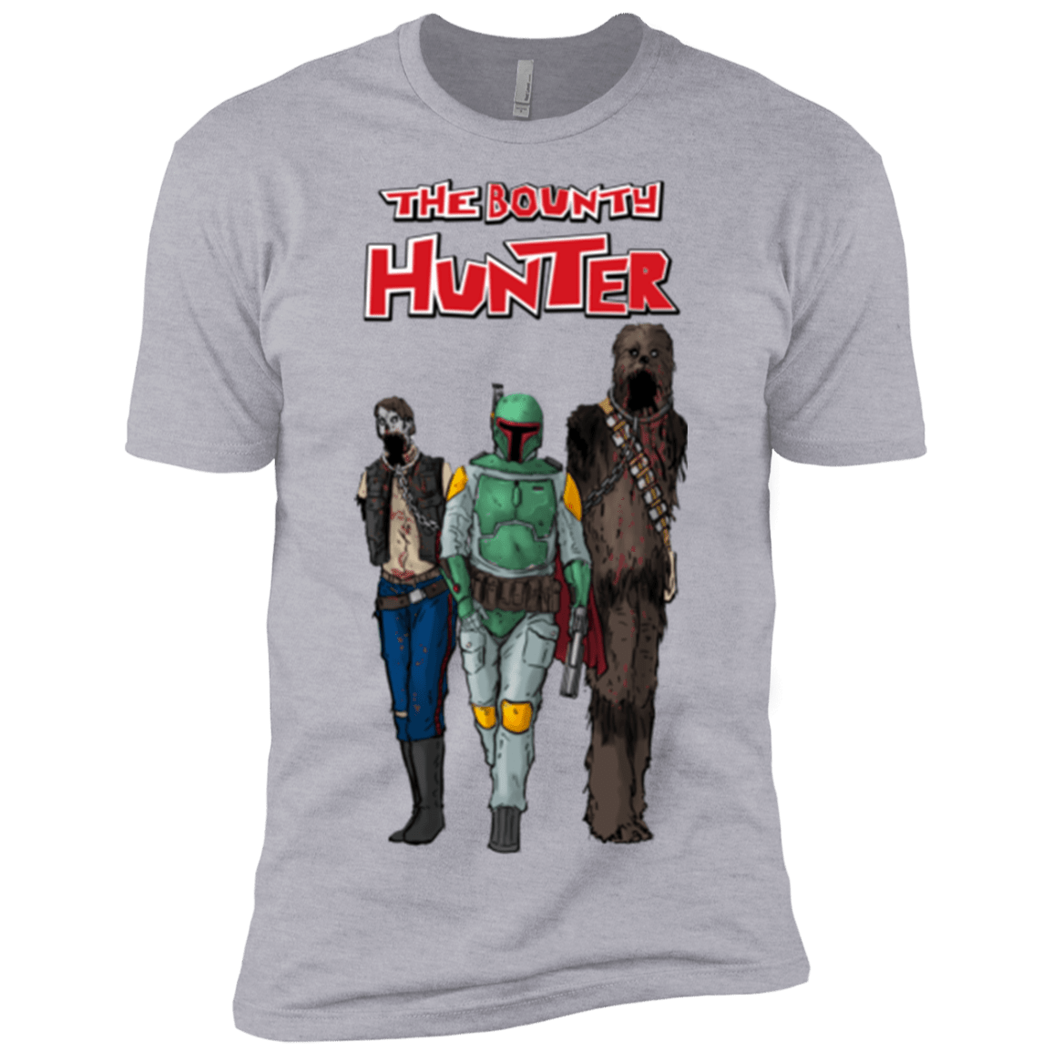 T-Shirts Heather Grey / X-Small The Walking Bounty Hunter Men's Premium T-Shirt
