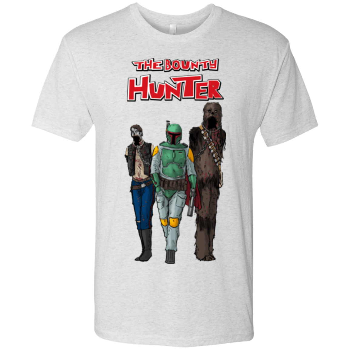T-Shirts Heather White / Small The Walking Bounty Hunter Men's Triblend T-Shirt