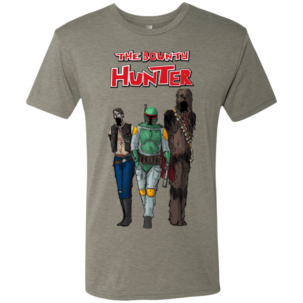 T-Shirts Venetian Grey / Small The Walking Bounty Hunter Men's Triblend T-Shirt