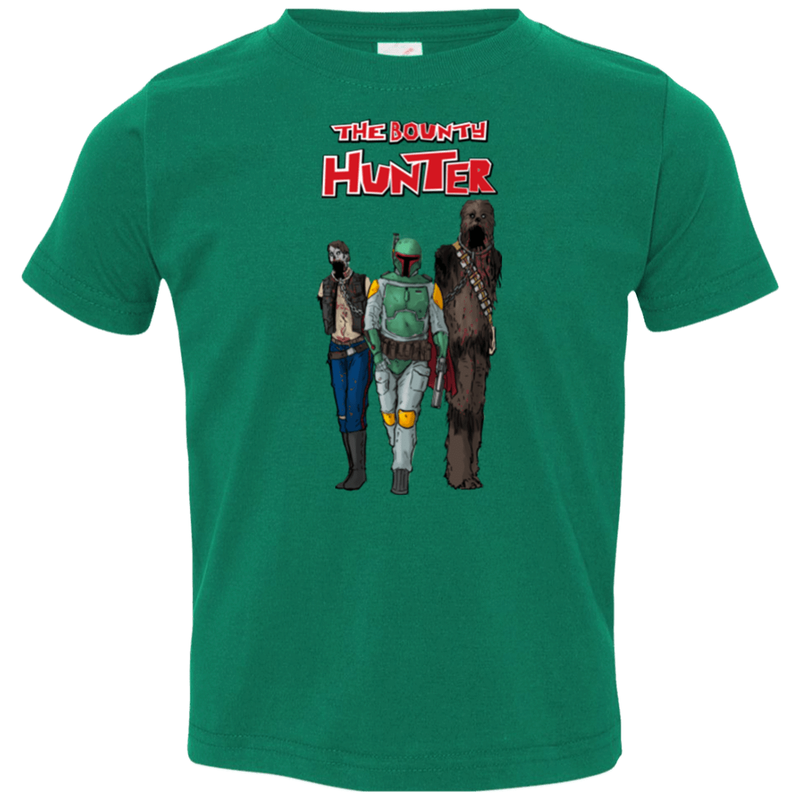 T-Shirts Kelly / 2T The Walking Bounty Hunter Toddler Premium T-Shirt