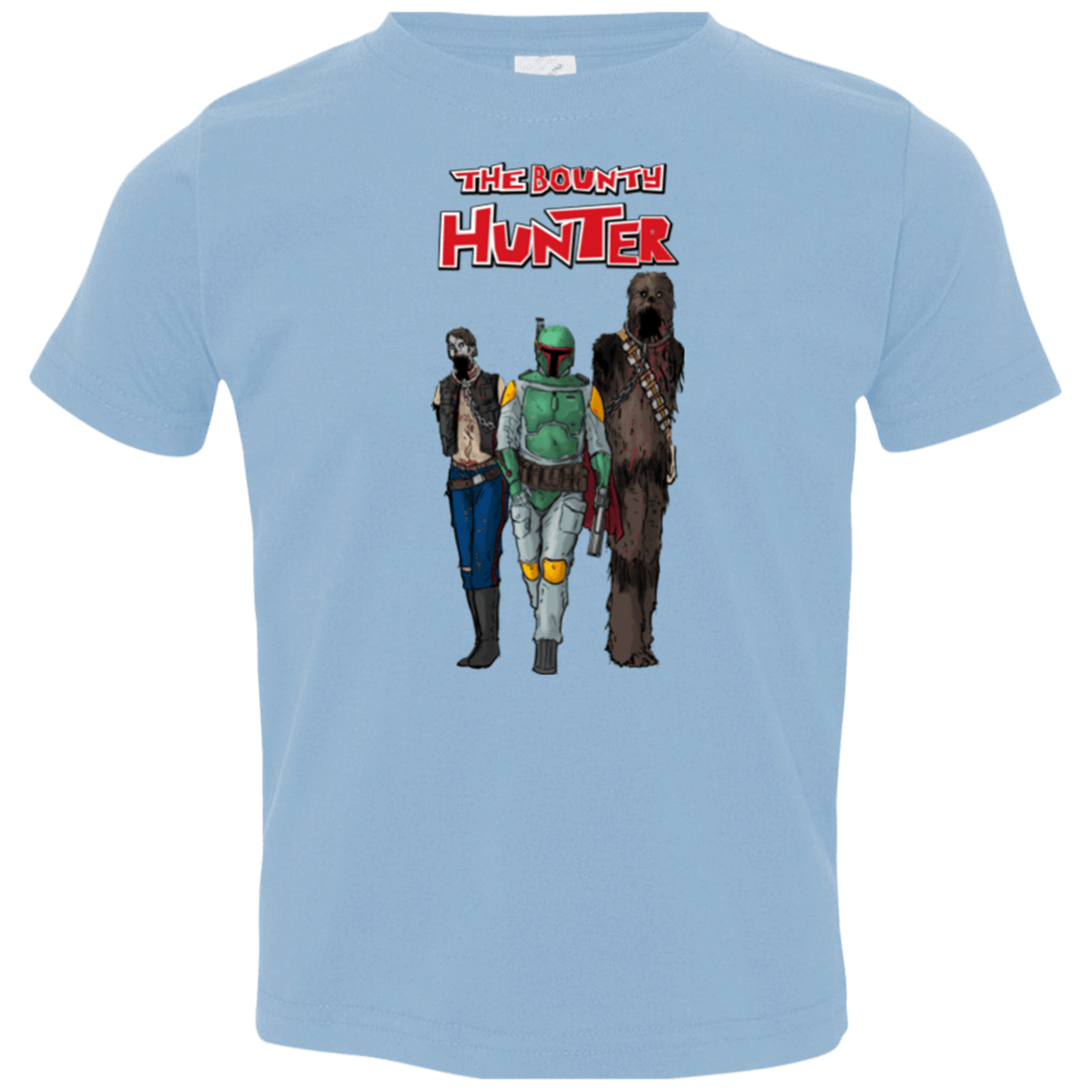 T-Shirts Light Blue / 2T The Walking Bounty Hunter Toddler Premium T-Shirt