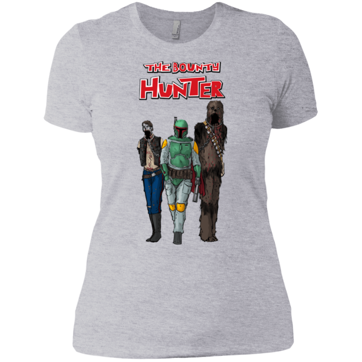 T-Shirts Heather Grey / X-Small The Walking Bounty Hunter Women's Premium T-Shirt
