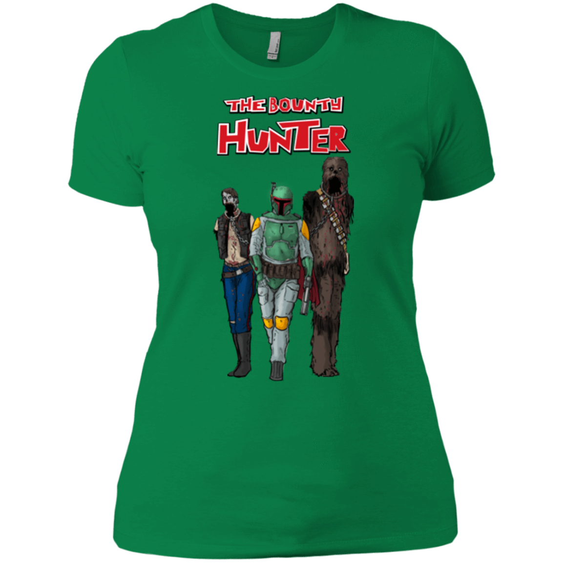 T-Shirts Kelly Green / X-Small The Walking Bounty Hunter Women's Premium T-Shirt