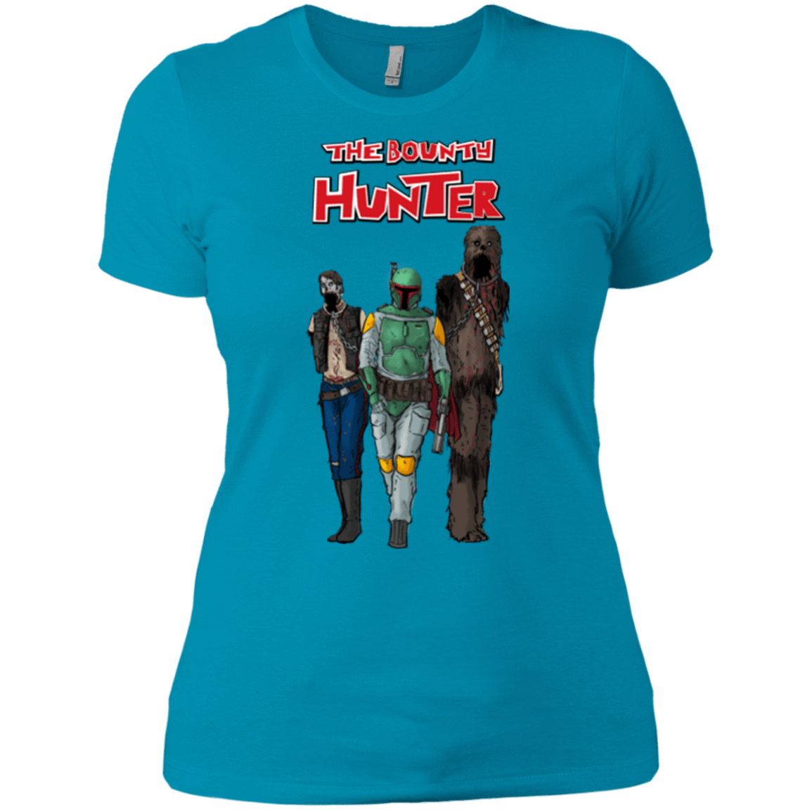 T-Shirts Turquoise / X-Small The Walking Bounty Hunter Women's Premium T-Shirt