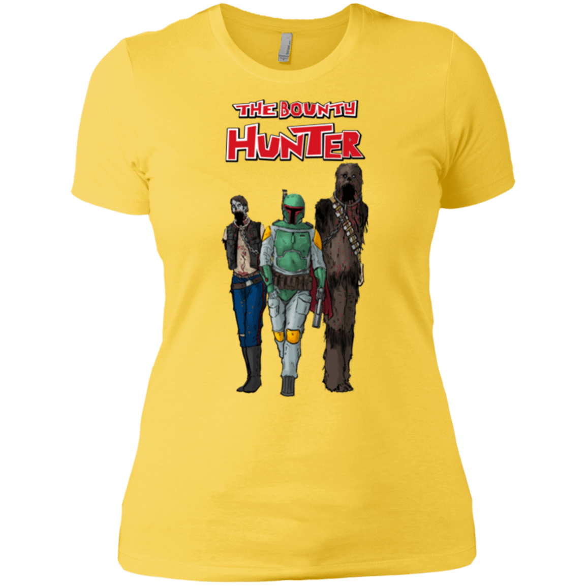 T-Shirts Vibrant Yellow / X-Small The Walking Bounty Hunter Women's Premium T-Shirt