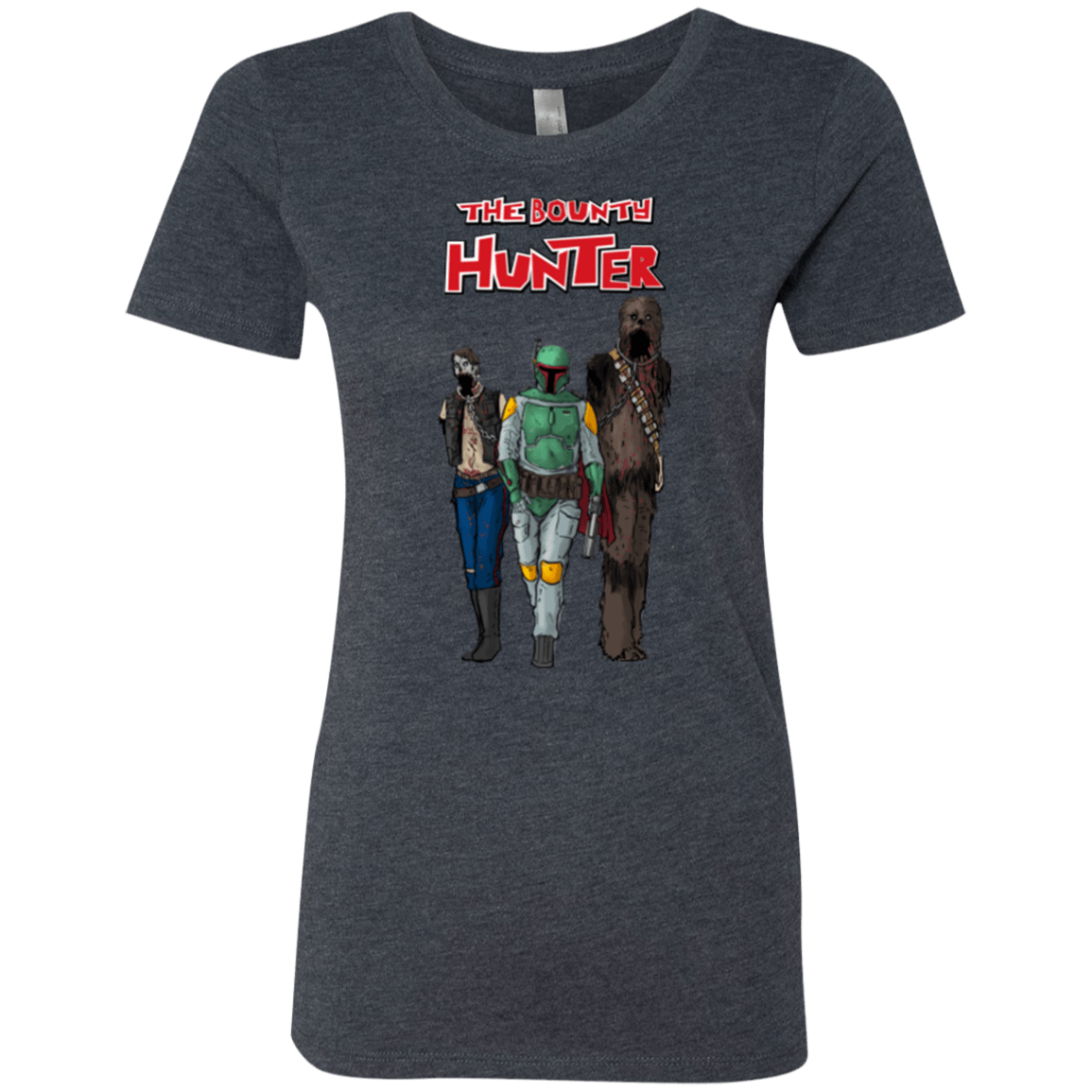T-Shirts Vintage Navy / Small The Walking Bounty Hunter Women's Triblend T-Shirt