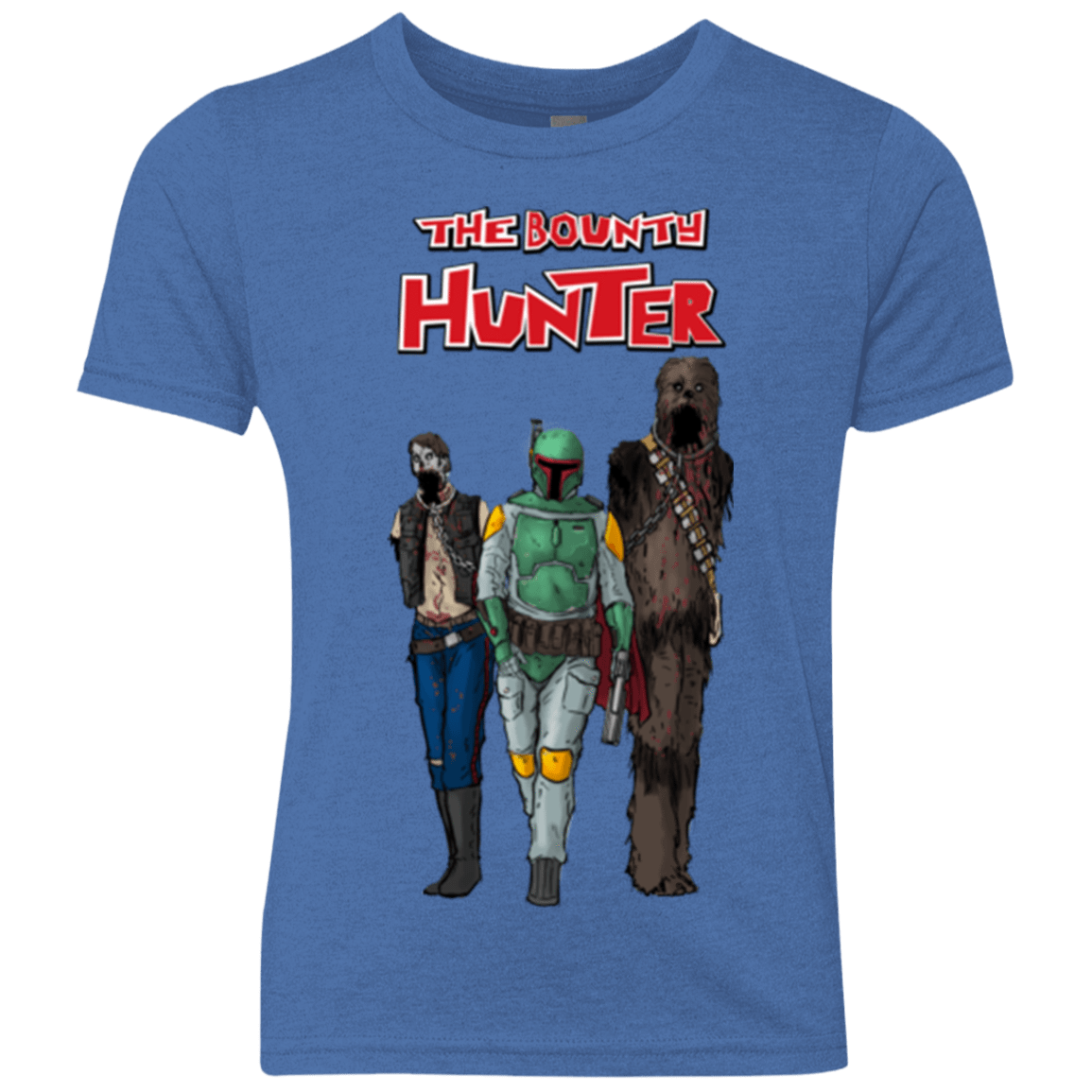 T-Shirts Vintage Royal / YXS The Walking Bounty Hunter Youth Triblend T-Shirt