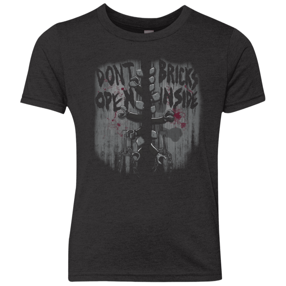 T-Shirts Vintage Black / YXS The Walking Bricks Youth Triblend T-Shirt